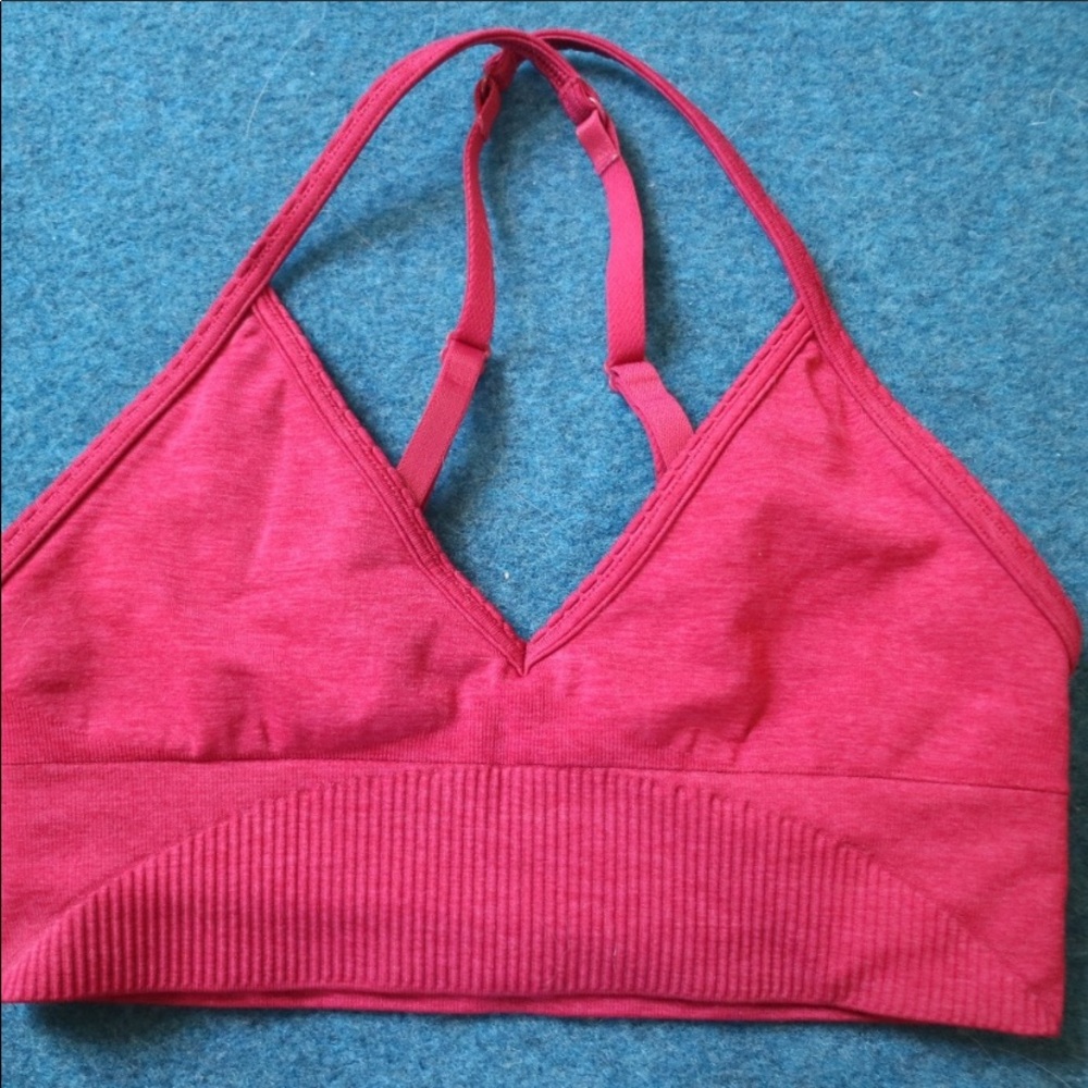 Ebb to Street Raspberry Bra Lululemon